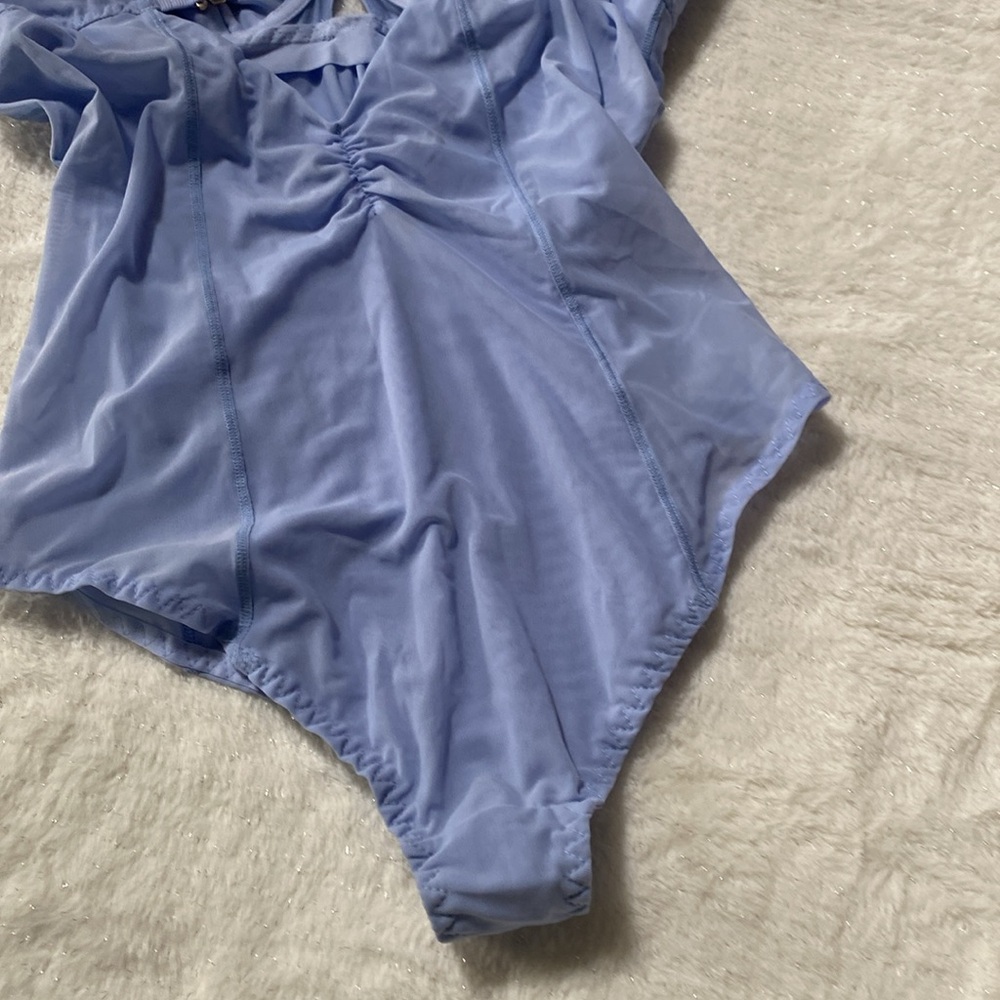 NWT Free people HAH periwinkle under the wire bodysuit size large - Picture 8 of 8
